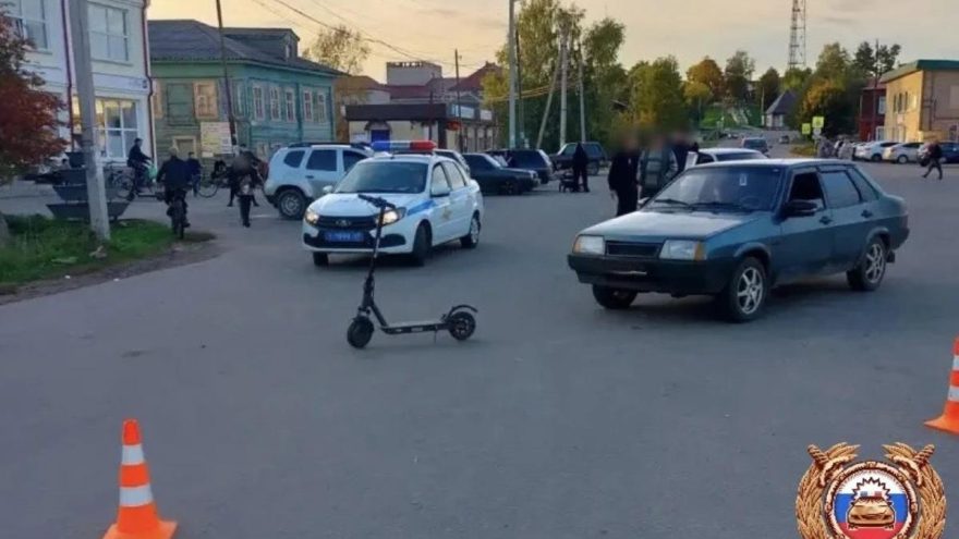самокате