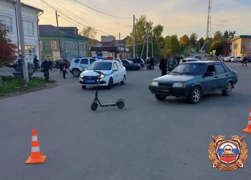 самокате