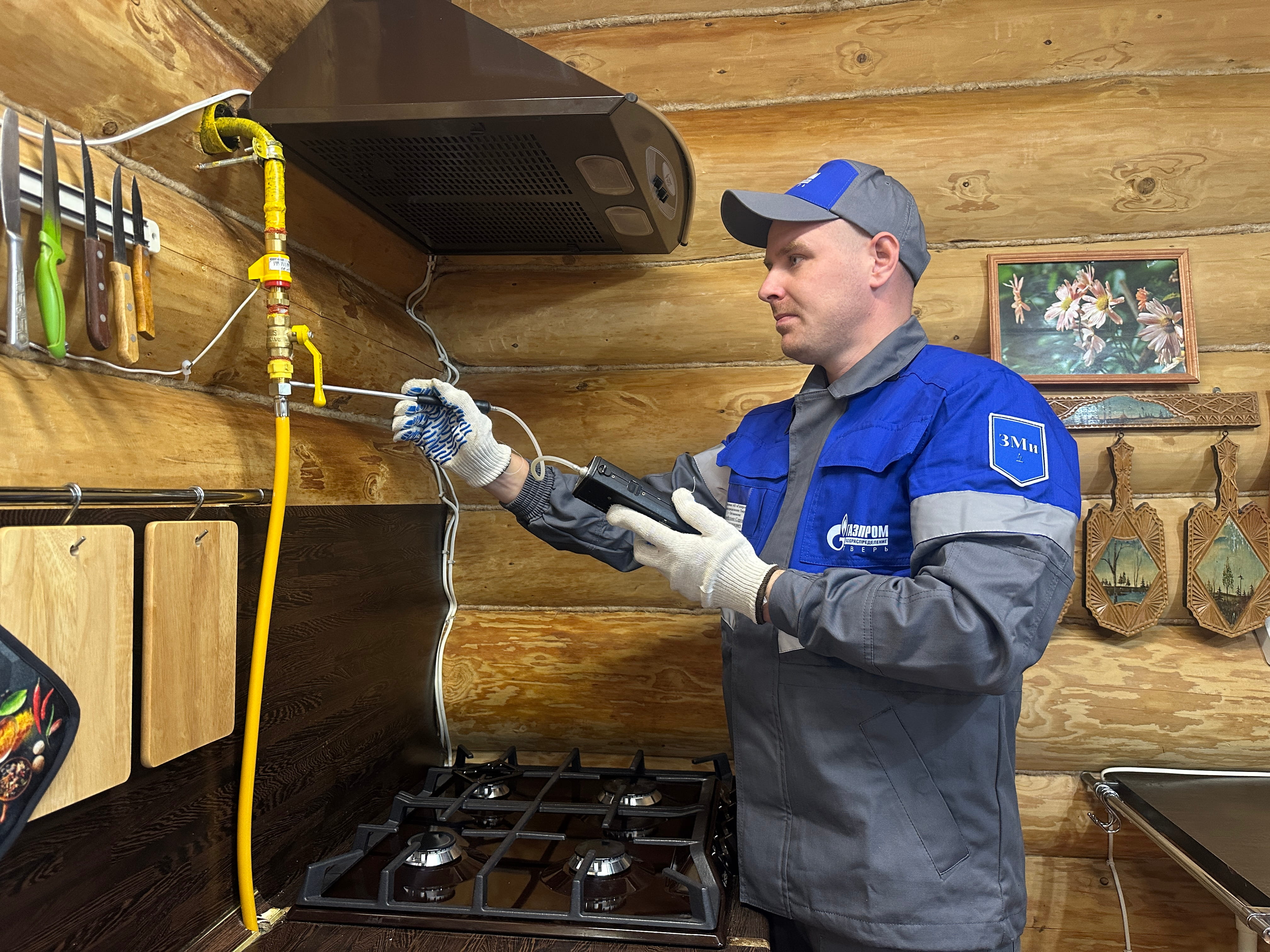 В деревне Зальцо Осташковского округа подключили к газу первое домовладение