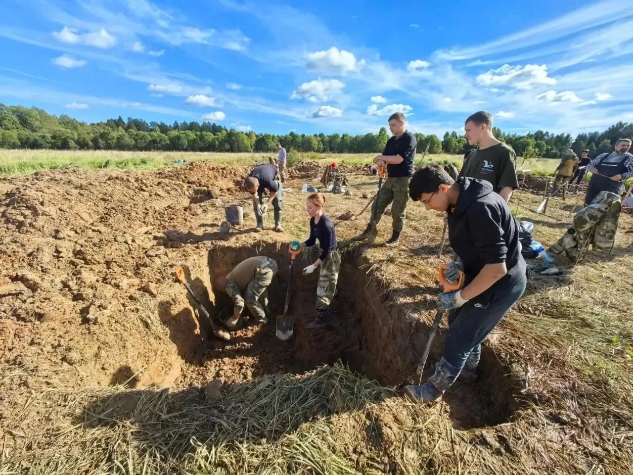 В Тверской области найдены останки 362 бойцов Красной армии
