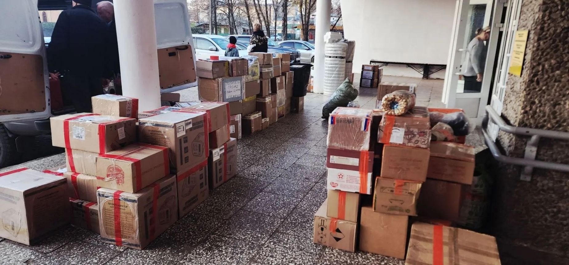 Гуманитарную помощь из Тверской области благополучно доставили бойцам