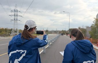 Молодогвардейцы оценили результат строительства Западного моста в Твери Западного