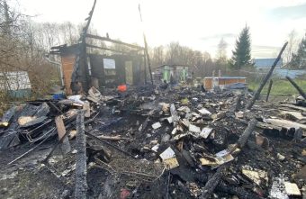 В Тверской области дачный дом сгорел из-за печи Тверской