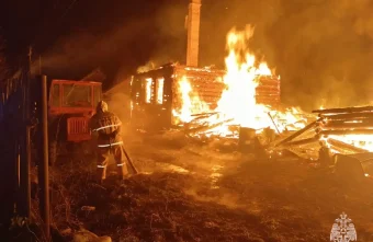 В Тверской области сгорел дом из-за короткого замыкания Тверской