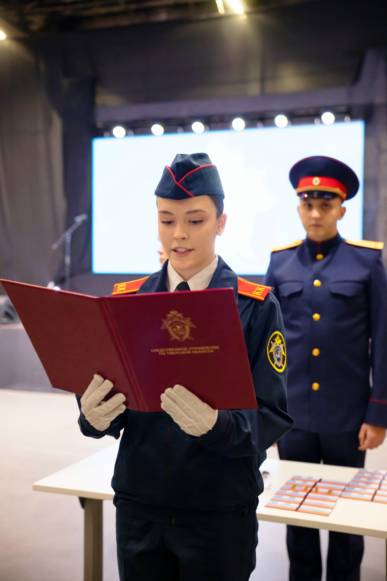 В Твери кадеты профильных классов Следственного комитета России приняли присягу