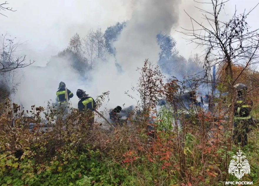 В Тверской области на пожаре погиб человек