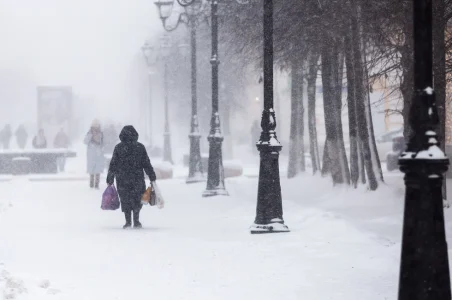 Стало известно, когда первый снег доберётся до Тверской области снег